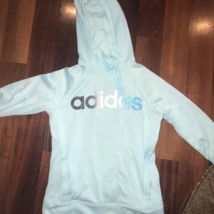 Light blue adidas sweatshirt